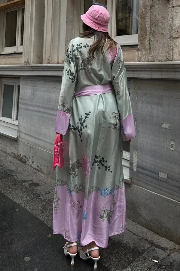 Casey™️ Genuine Satin Nightgown Dress