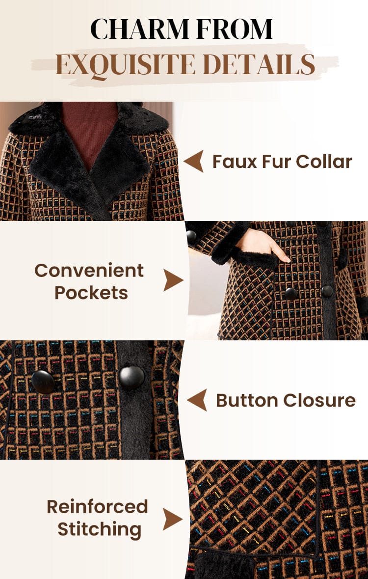 ❄️Winter Specials❄️ Women's Elegant Warm Coat with Pockets
