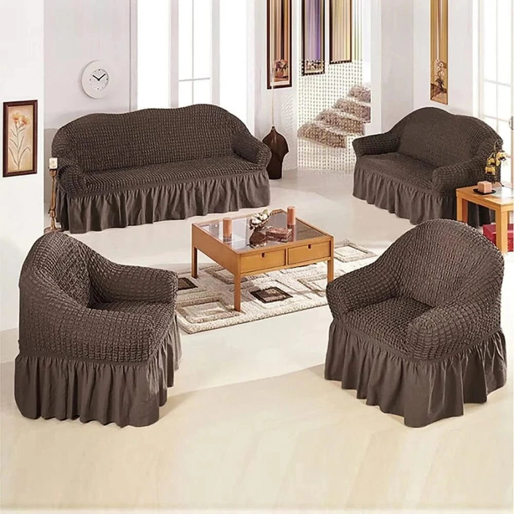2025 Turkish Bubble Frill Sofa Covers