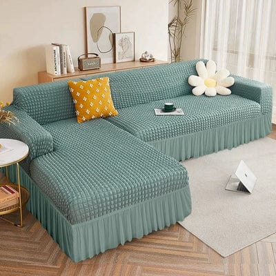 2025 L Shape Turkish Bubble Frill Sofa Covers