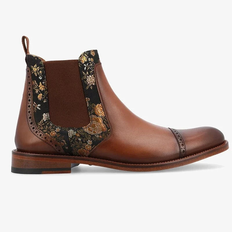 Bruno Bramante Embroidered Chelsea Boots