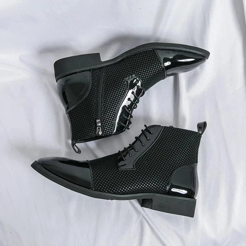 Gustavo High-top Lace-up Boots