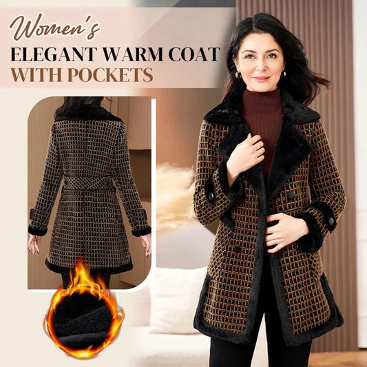 ❄️Winter Specials❄️ Women's Elegant Warm Coat with Pockets