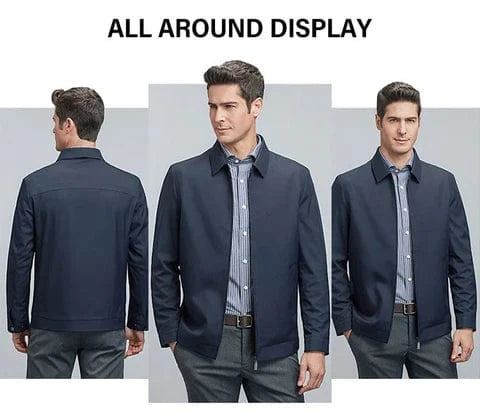 🔥Hot Sale🔥Men's Fall Light-weight Standing Collar Jacket