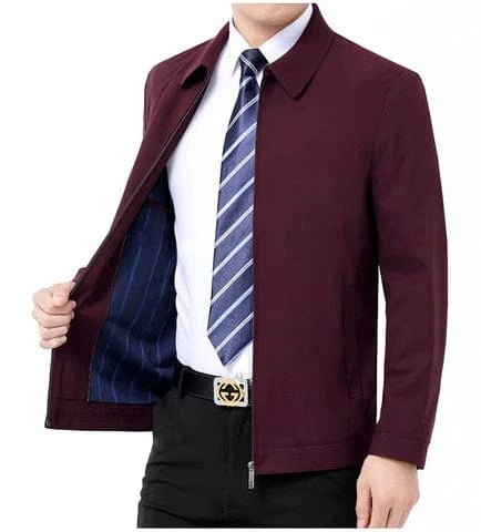 🔥Hot Sale🔥Men's Fall Light-weight Standing Collar Jacket