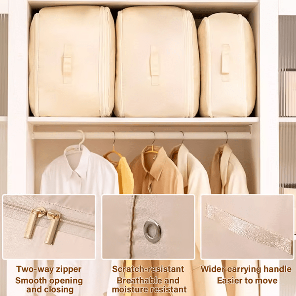 Vinthentic Ultra Space Saving Self Compression Organizer