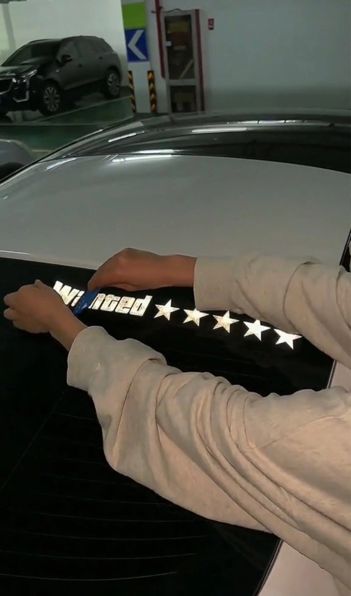 Vinthentic Electric LED Sticker - WANTED