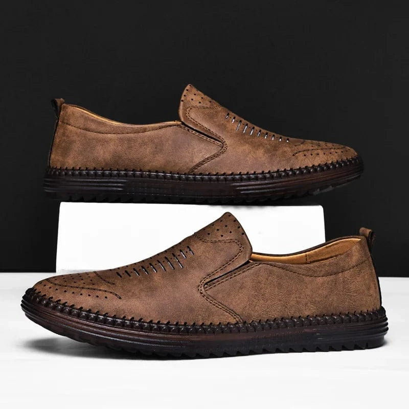 Vinthentic Orthopedic Vegan Leather Shoes Loafers