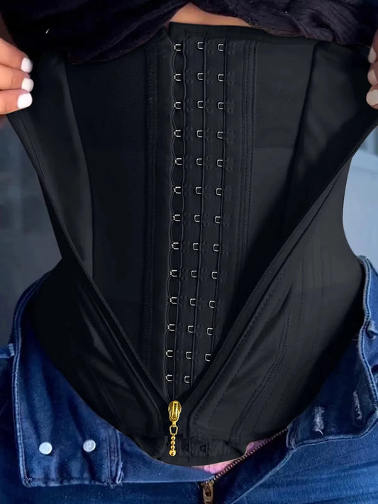 Vinthentic™️ Women Waist Trainer with Zipper & Hooks