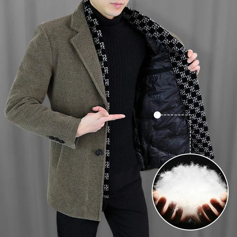 Vinthentic™️ Men’s Jacket with White Duck Down Lining