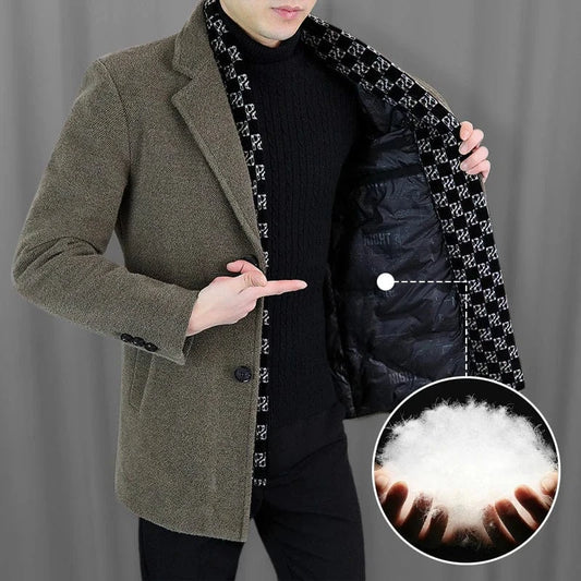 Vinthentic™️ Men’s Jacket with White Duck Down Lining