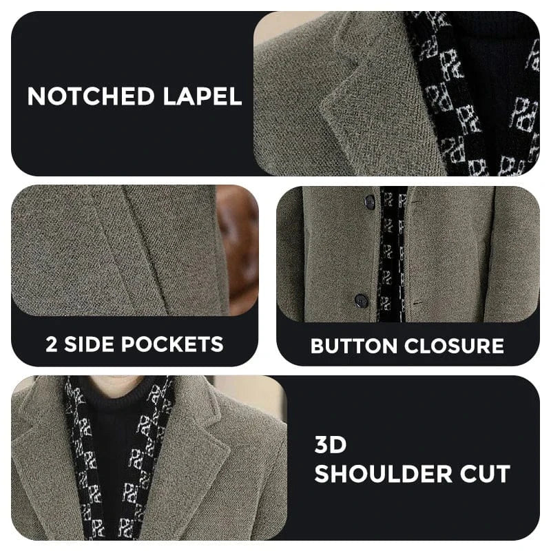Vinthentic™️ Men’s Jacket with White Duck Down Lining