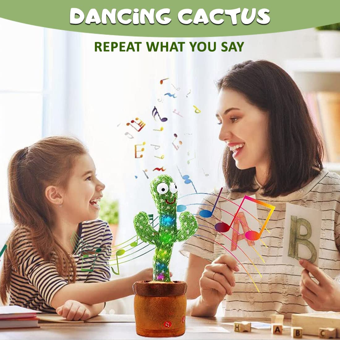 Cacto - LED Dancing Cactus Talking Toy