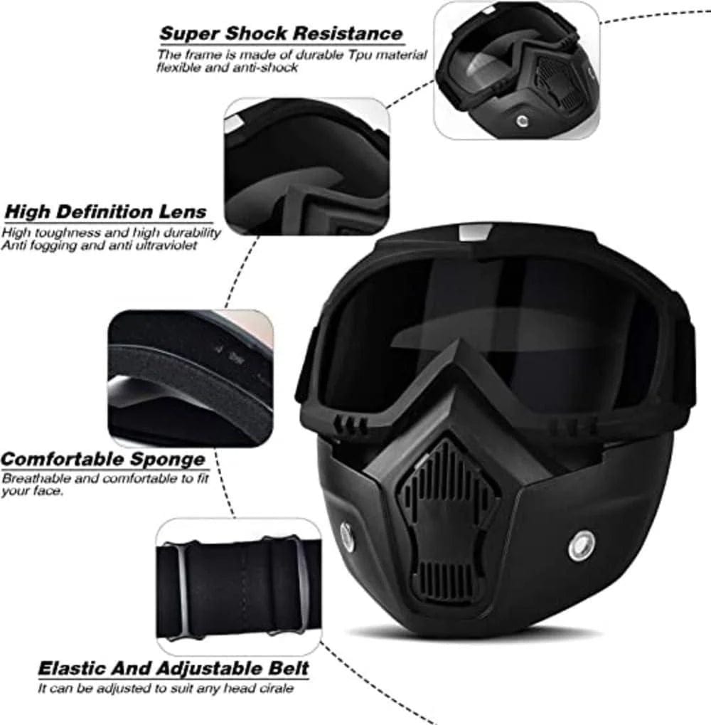MotoX™️ - Anti Scratch UV Protective Goggle Mask