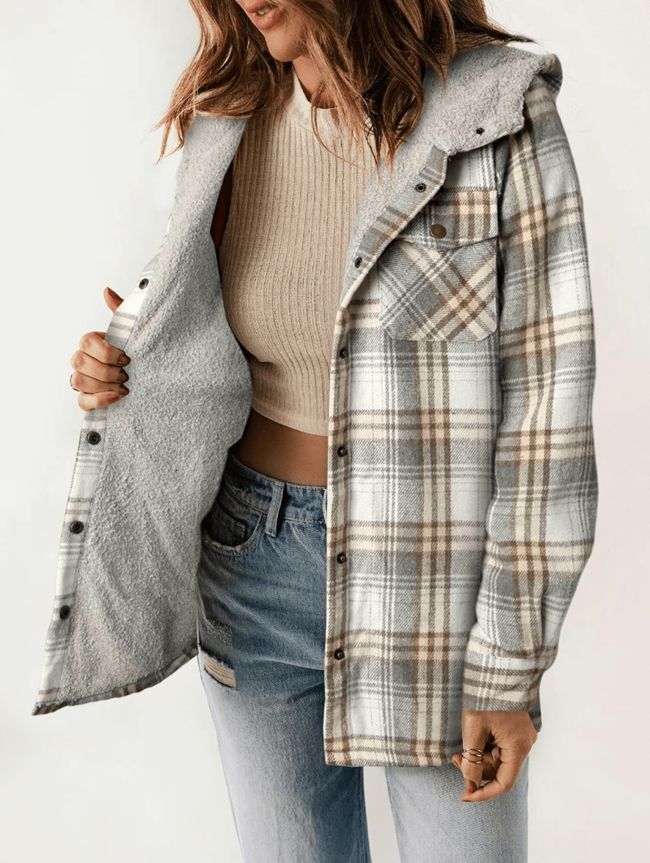 Vinthentic's Hooded Fleece Coat