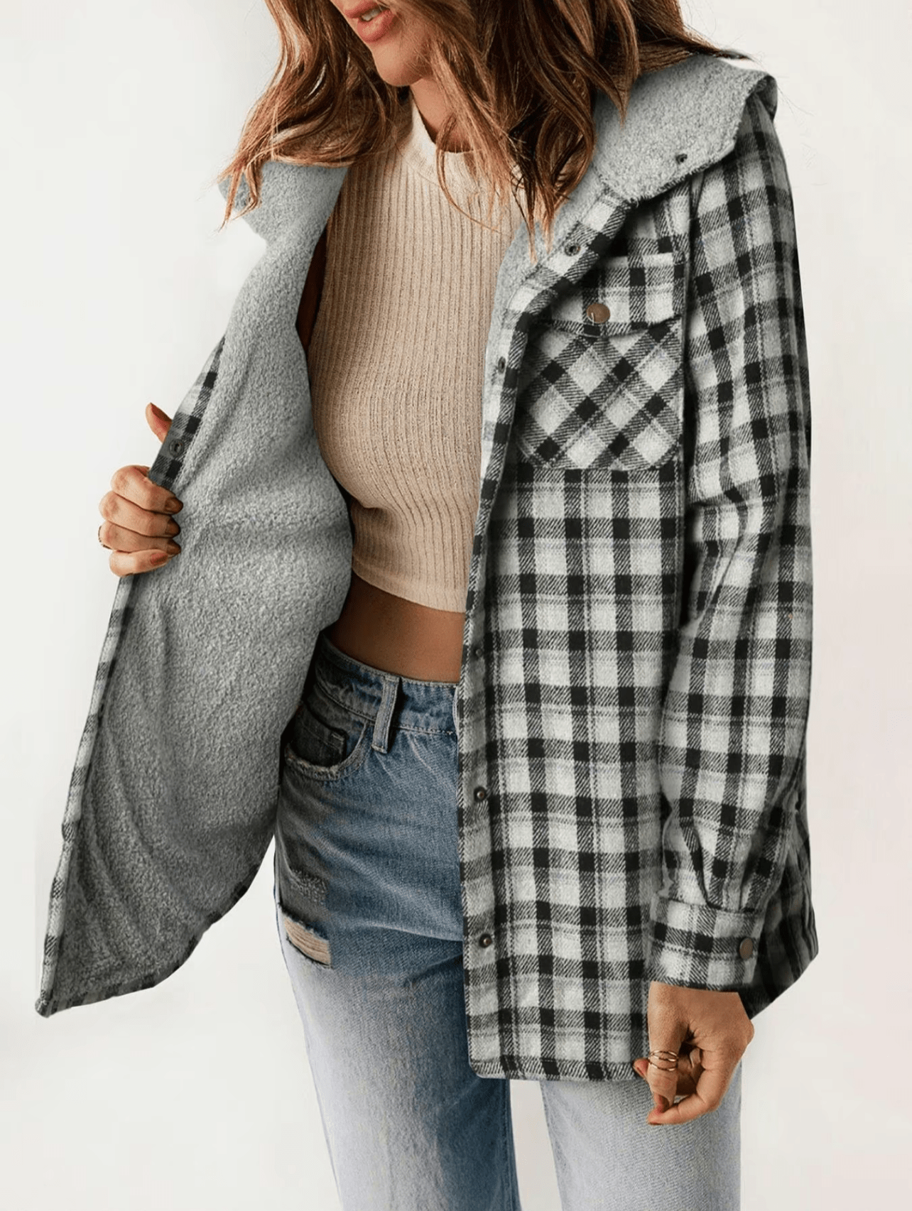 Vinthentic's Hooded Fleece Coat