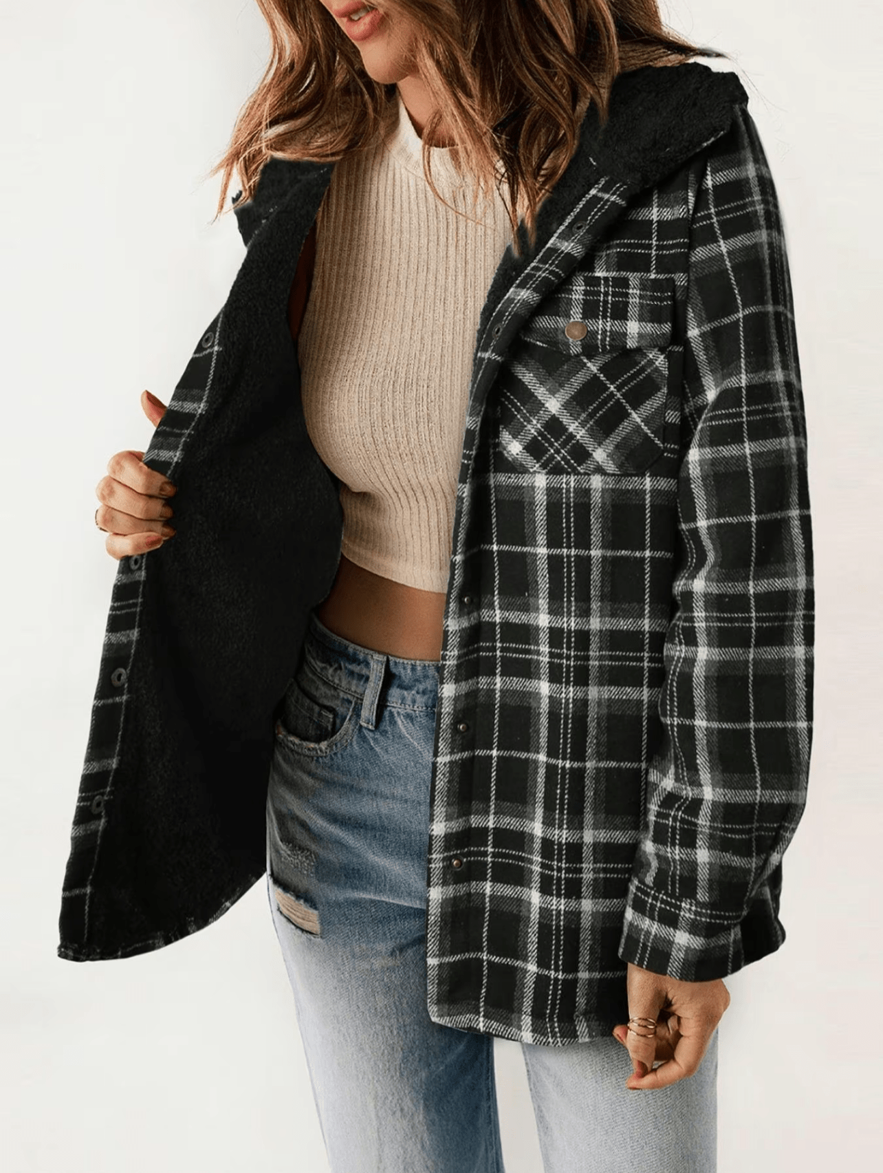 Vinthentic's Hooded Fleece Coat