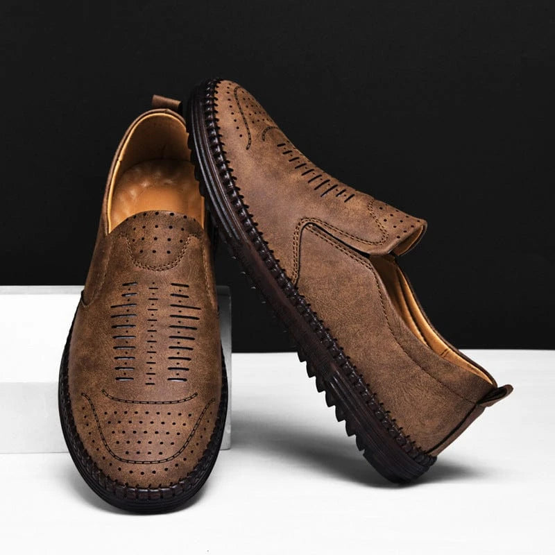 Vinthentic Orthopedic Vegan Leather Shoes Loafers