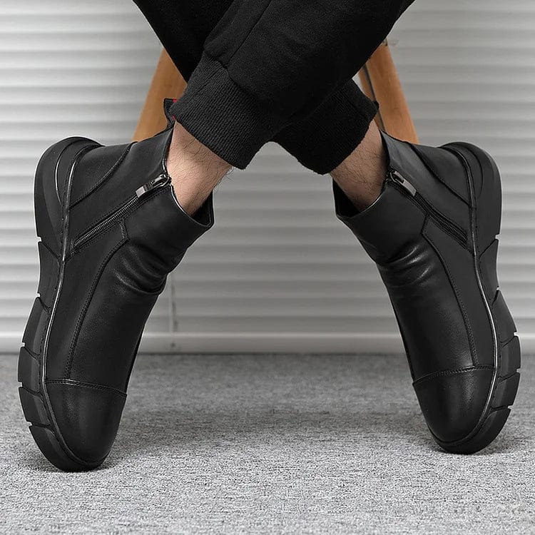 Italian Handmade Zipper Vinthentic Boots