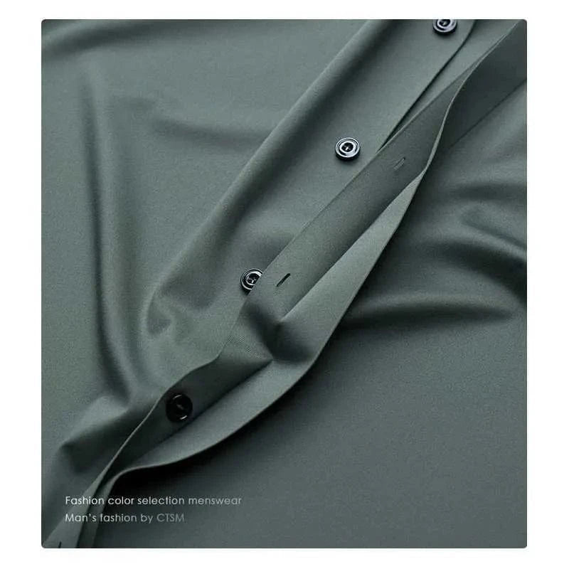 Vinthentic Wrinkle-Free Satin Full-Sleeve Shirt - EOSS Sale