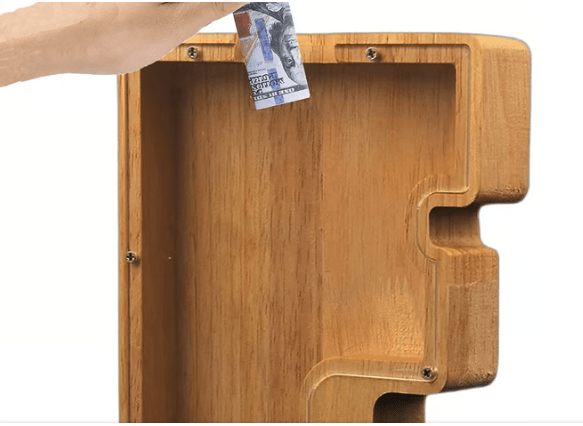 Vinthentic Piggy Bank-Wood Gift For Kids