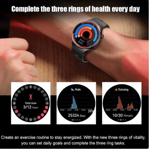 Vinthentic HealthMax Bluetooth Smart Health Monitoring Watch