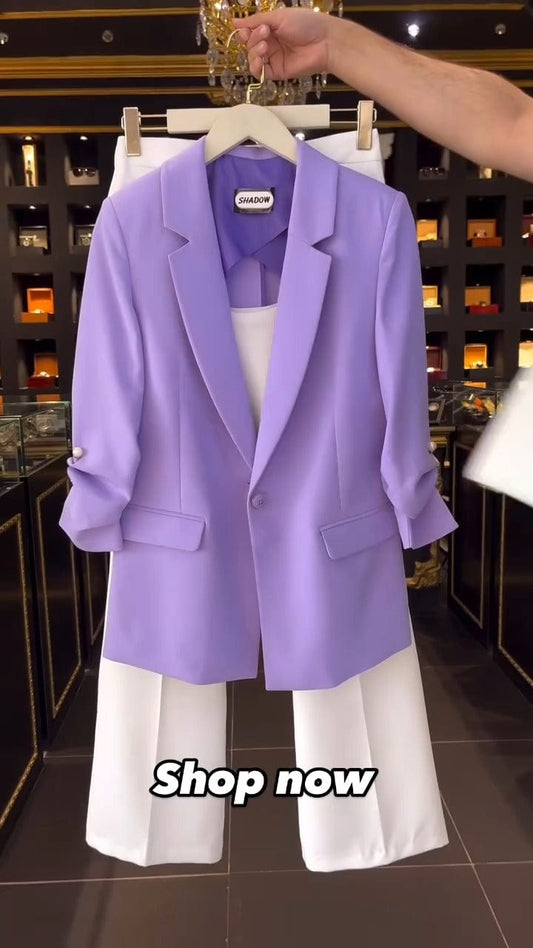 Kristy™️  Lightweight & Breathable Blazer Set
