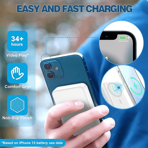 Vinthentic Portable Wireless Magnetic Power Bank