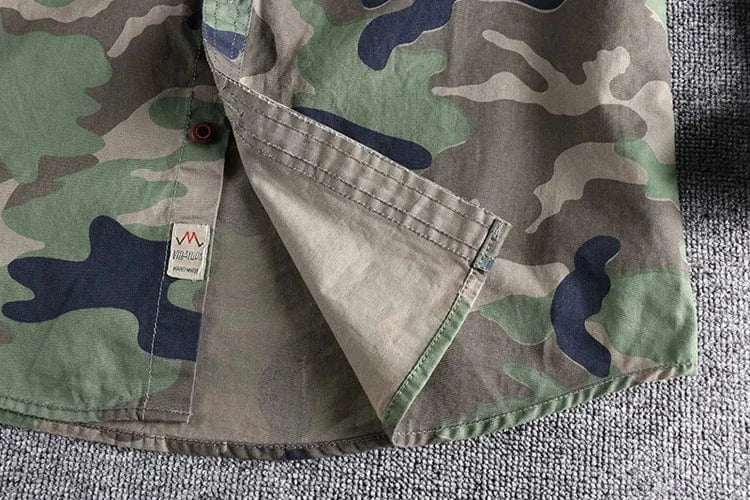 Vinthentic Camouflage Full Sleeve Shirt