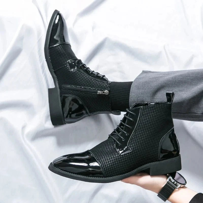 Gustavo High-top Lace-up Boots