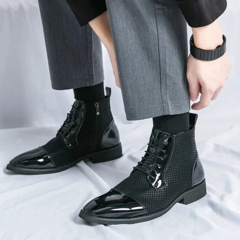 Gustavo High-top Lace-up Boots