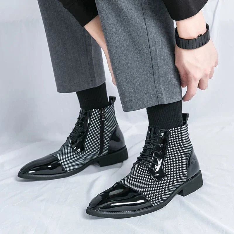 Gustavo High-top Lace-up Boots