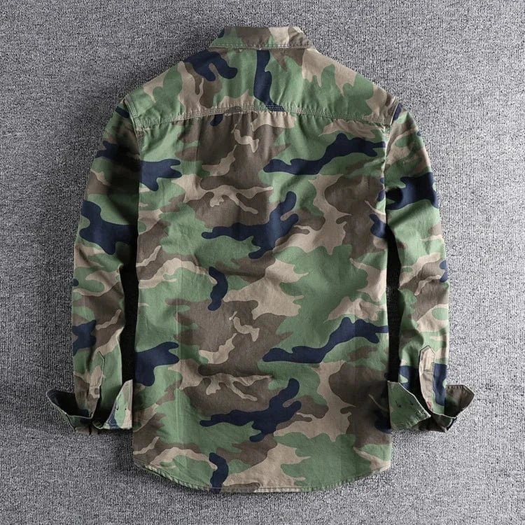Vinthentic Camouflage Full Sleeve Shirt