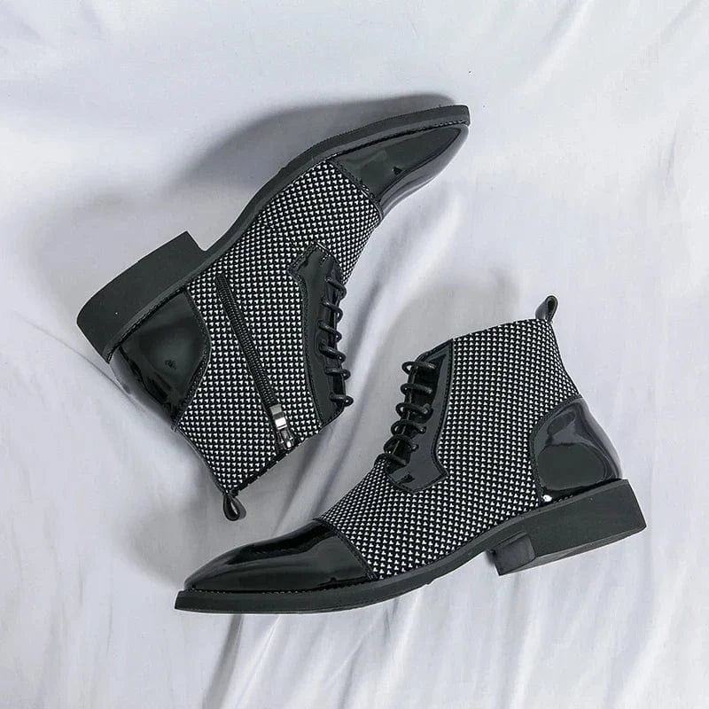Gustavo High-top Lace-up Boots
