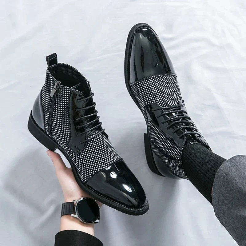 Gustavo High-top Lace-up Boots