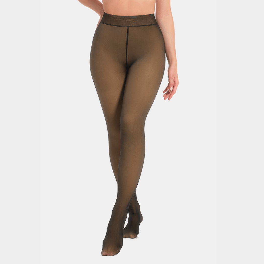 Vinthentic's Fleece Lined High Waisted Translucent Leggings