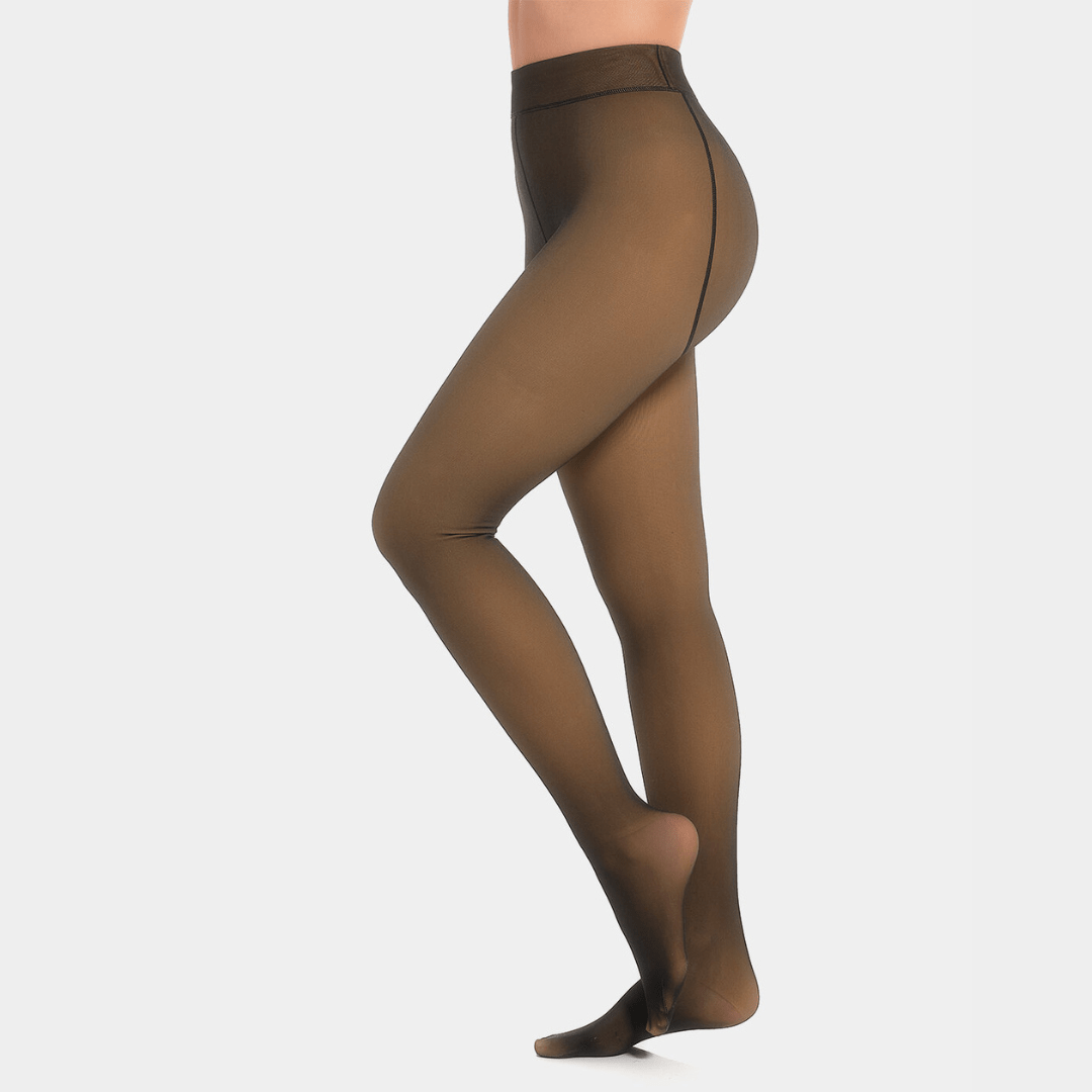 Vinthentic's Fleece Lined High Waisted Translucent Leggings