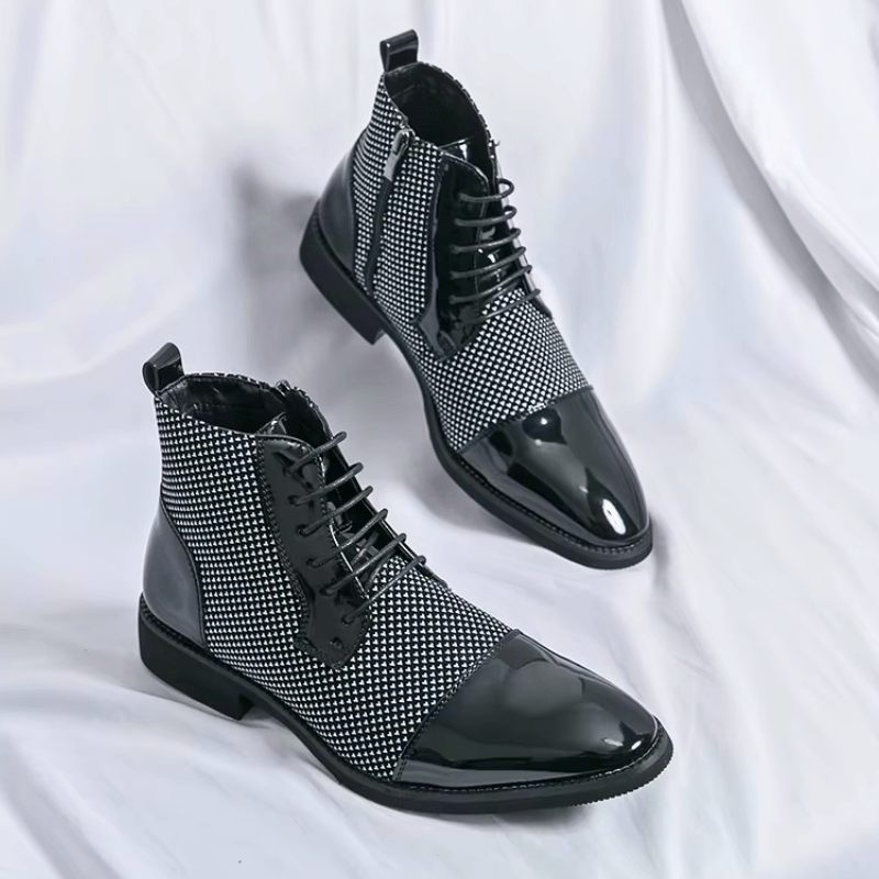 Gustavo High-top Lace-up Boots