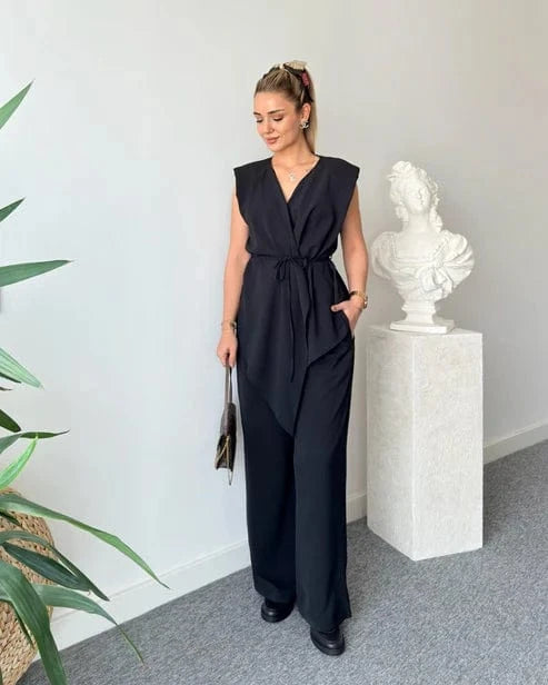 Mocha Wrap Co-ord Set