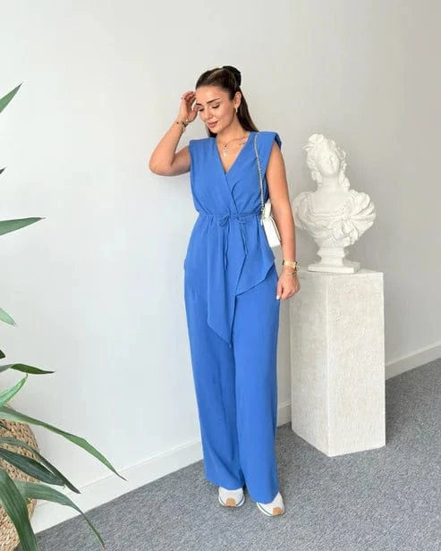 Mocha Wrap Co-ord Set