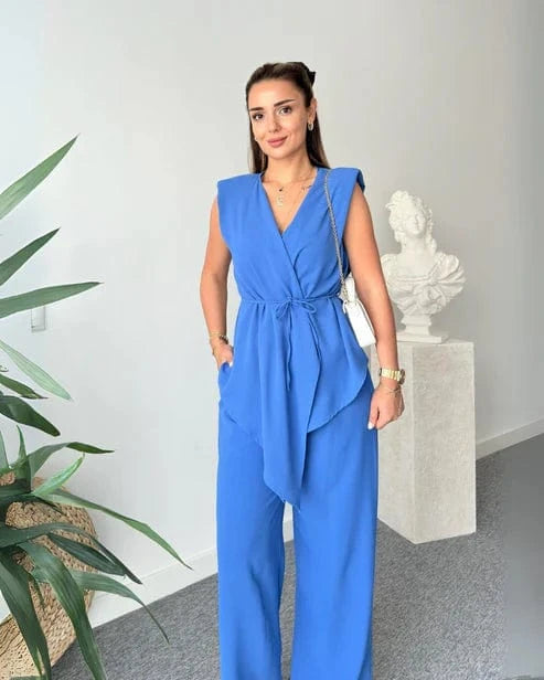 Mocha Wrap Co-ord Set
