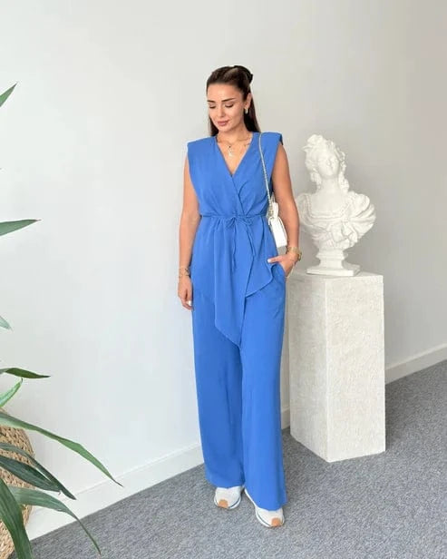 Mocha Wrap Co-ord Set