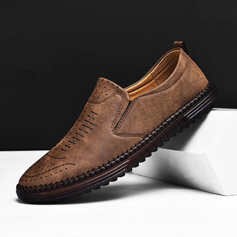 Vinthentic Orthopedic Vegan Leather Shoes Loafers