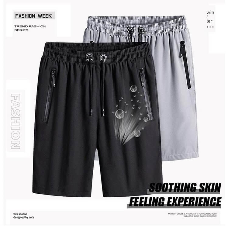 IcedActive™️ - Men's Stretch Quick-Dry Shorts