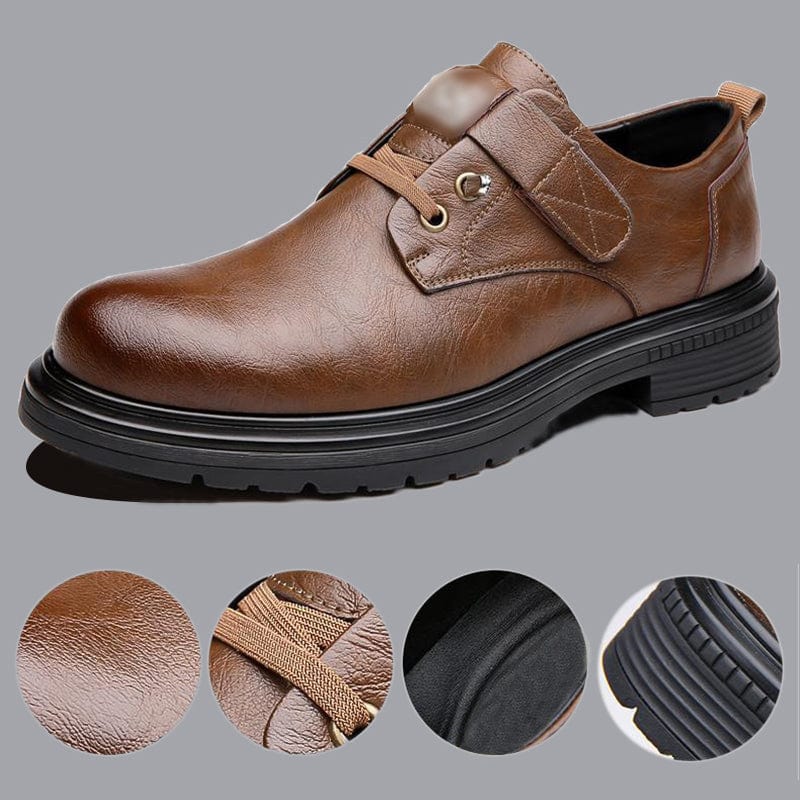 Vinthentic's Breathable Vegan Leather Soft Sole Shoes